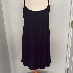 Wild Fable Black Spaghetti Strap Mini Sundress
